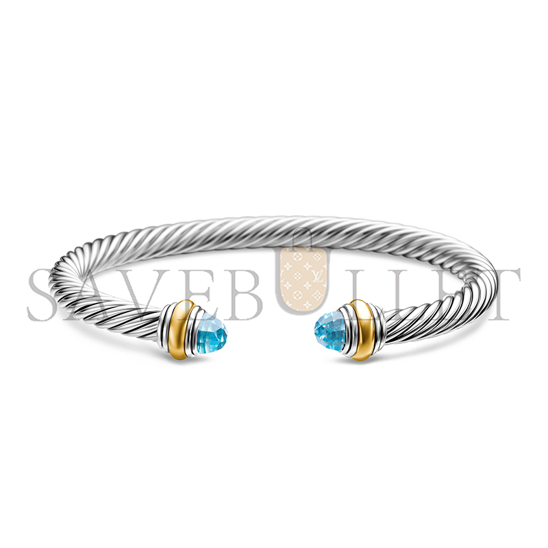 DAVID YURMAN CLASSIC CABLE BRACELET 5MM B12381 S4ABT
